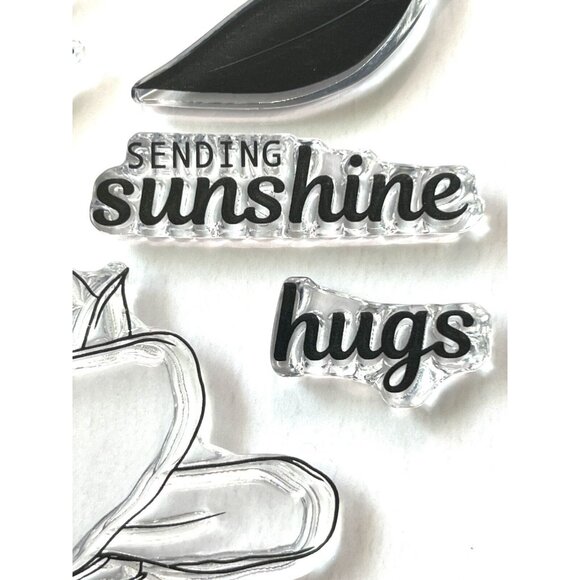 Simon Hurley Create Ranger Photopolymer Pretty Peonies Stamps 6X9 Flowers Gift - Picture 4 of 7